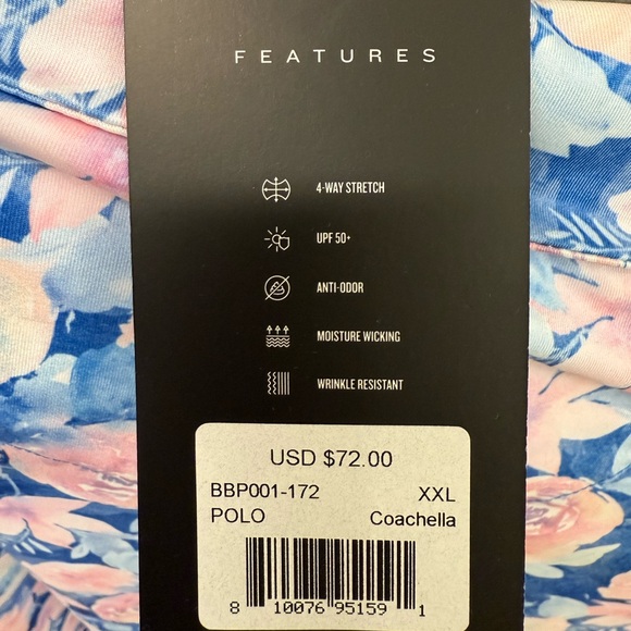 Bad Birdie Floral Polo Shirt - Picture 3 of 3